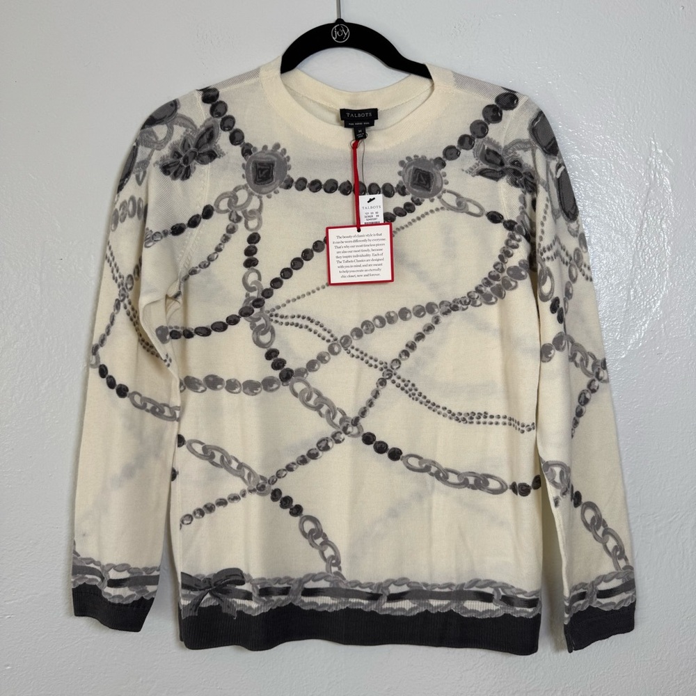 Talbots Merino Wool Sweater New